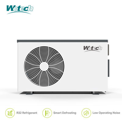 購入 スマート R32 スイミング 21kw プール熱ポンプ シルクスクリーン印刷 ポータブル 8~10m3/H 水流量 オンライン製造