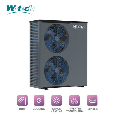 購入 22kw R32 空気から液体熱ポンプ 3相インバーター単ブロック熱ポンプ オンライン製造