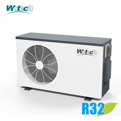 高水流量とDCインバーター技術を持つ10kw R32プール熱ポンプ