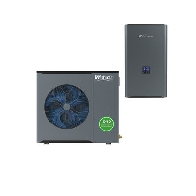 10kw スプリット R32 ユーロ標準 DHW 熱ポンプ A+++/A++ 家用用水温効率のために