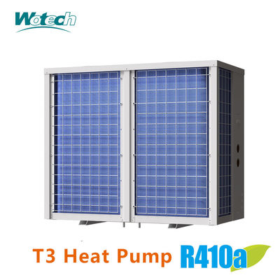 55kw T3 テンプ.ゾーン垂直放出 商用 R410a オン /オフ プールヒーター クーラー 熱ポンプ